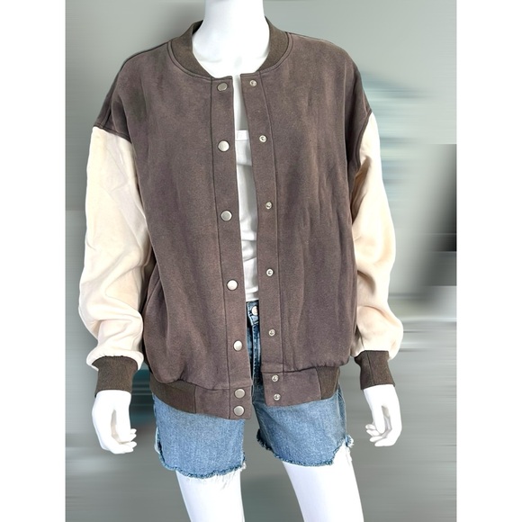 Fantastic fawn color block jacket S M L - Picture 6 of 7